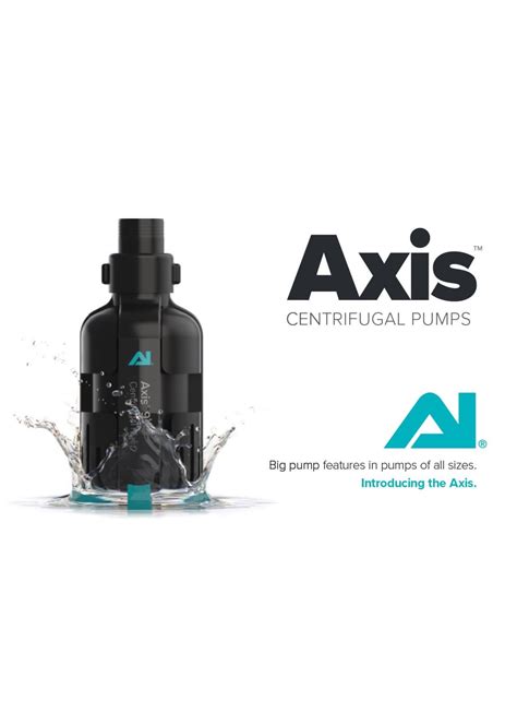 axis 20 centrifugal pump|Axis 20 Centrifugal Pump (185 GPH) (OPEN BOX) .